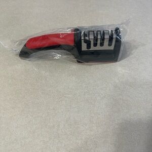 Red and Black Knife Sharpener